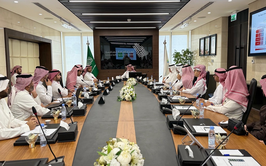 الرئيس التنفيذي للهيئة العامة للمنافسة يستقبل الرؤساء التنفيذيين لشركات الأسمنت بمقر الهيئة