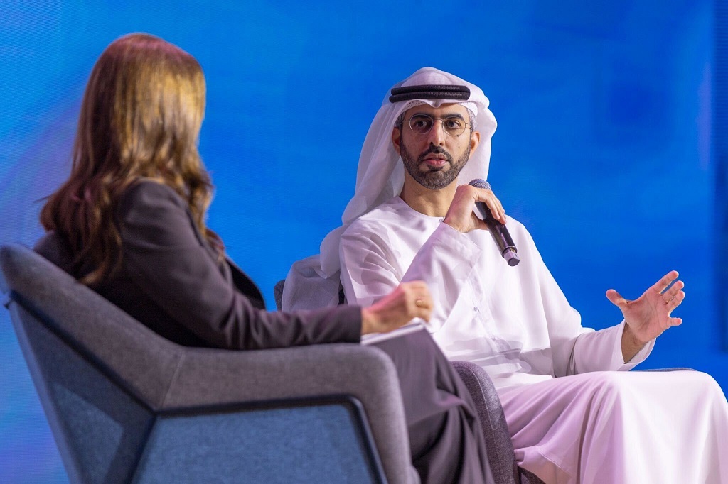Omar Sultan Al Olama, UAE Minister of State for Artificial Intelligence, at Capital Market Summit 2025