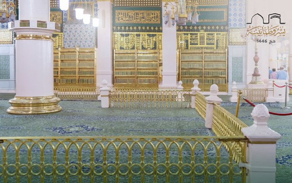 الروضة الشريفة بالمسجد النبوي