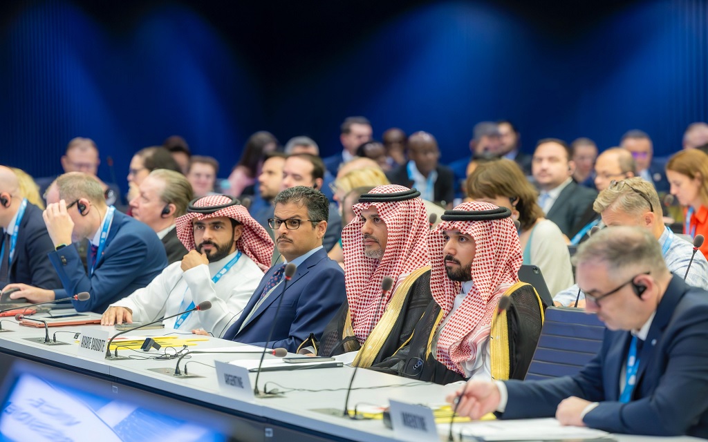 جانب من مشاركة المملكة في أعمال دورة مجلس الاتحاد الدولي للاتصالات 2025 المنعقدة في مدينة جنيف بسويسرا