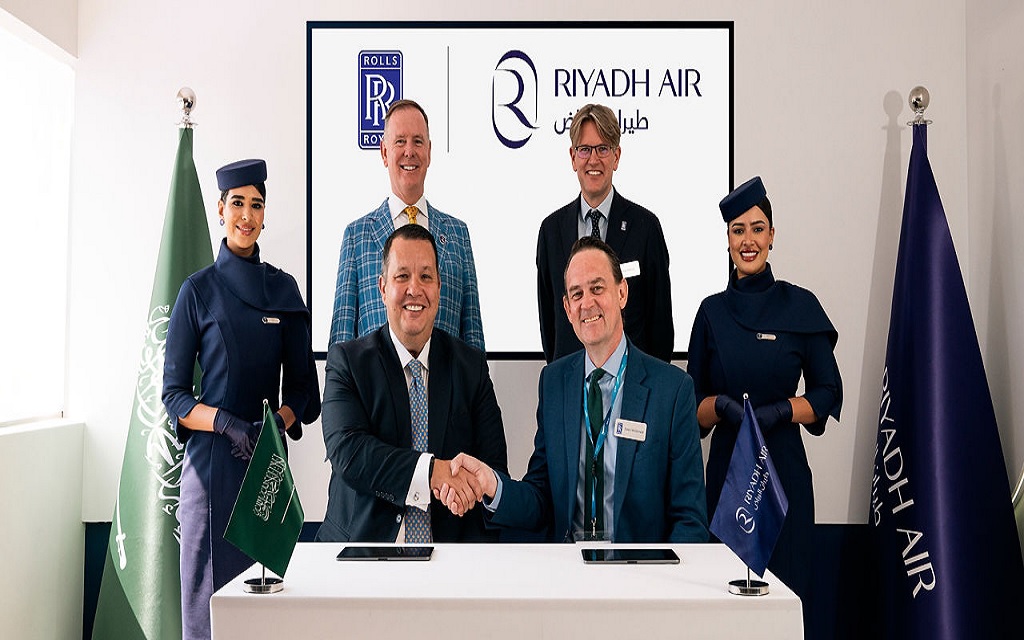 طيران الرياض يوقع مذكرة تفاهم مع شركة رولز رويس خلال معرض باريس الجوي