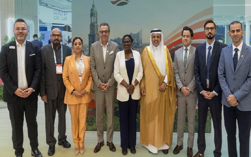 على هامش مؤتمر الشرق الأوسط UITP للرابطة الدولية للنقل العام، بمدينة هامبورغ الألمانية