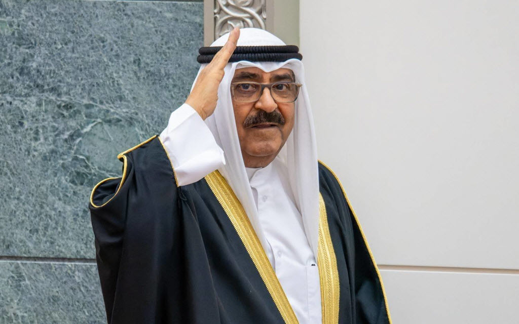 أمير دولة الكويت والقائد الأعلى للقوات المسلحة مشعل الأحمد الجابر الصباح