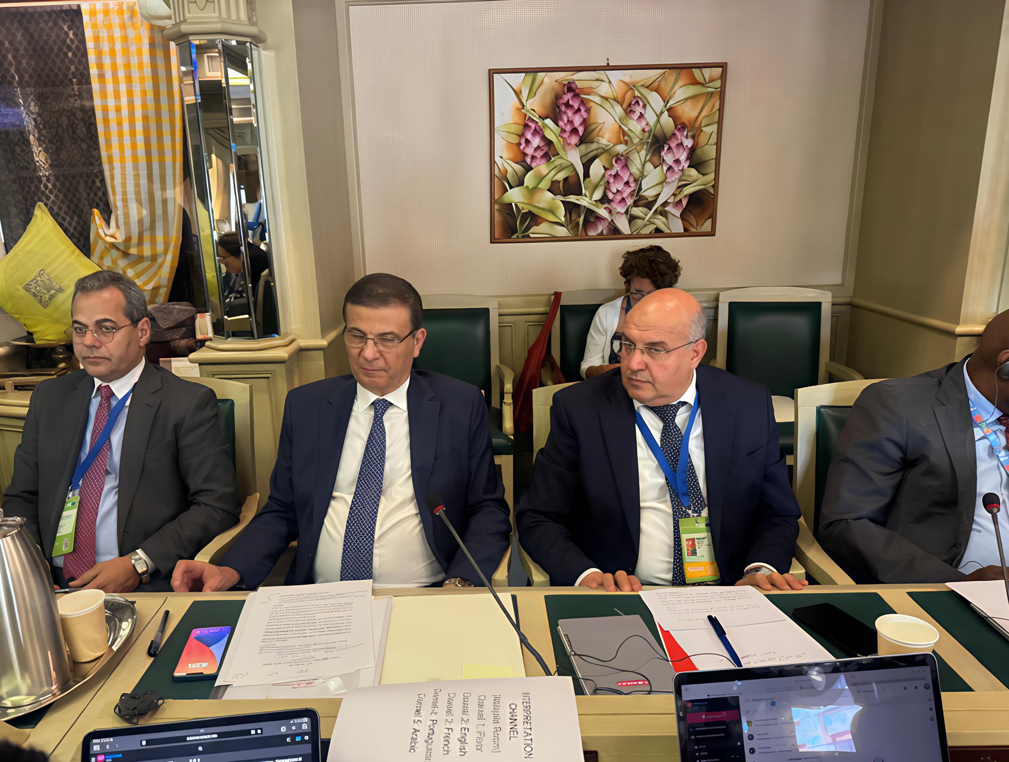 حضور الوزير