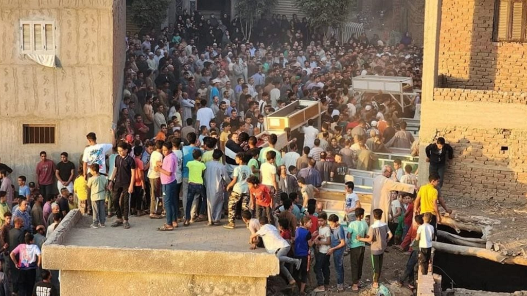 ضحايا حادث المنوفية