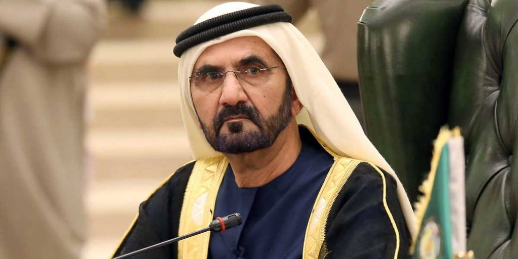 الشيخ محمد بن راشد آل مكتوم نائب رئيس دولة الإمارات رئيس مجلس الوزراء حاكم دبي