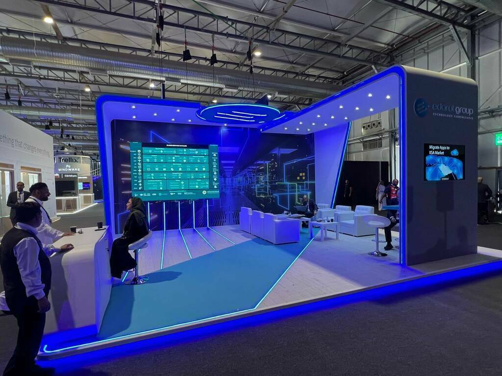 جناح شركة إدارات للاتصالات وتقنية المعلومات بإحدى الفعاليات