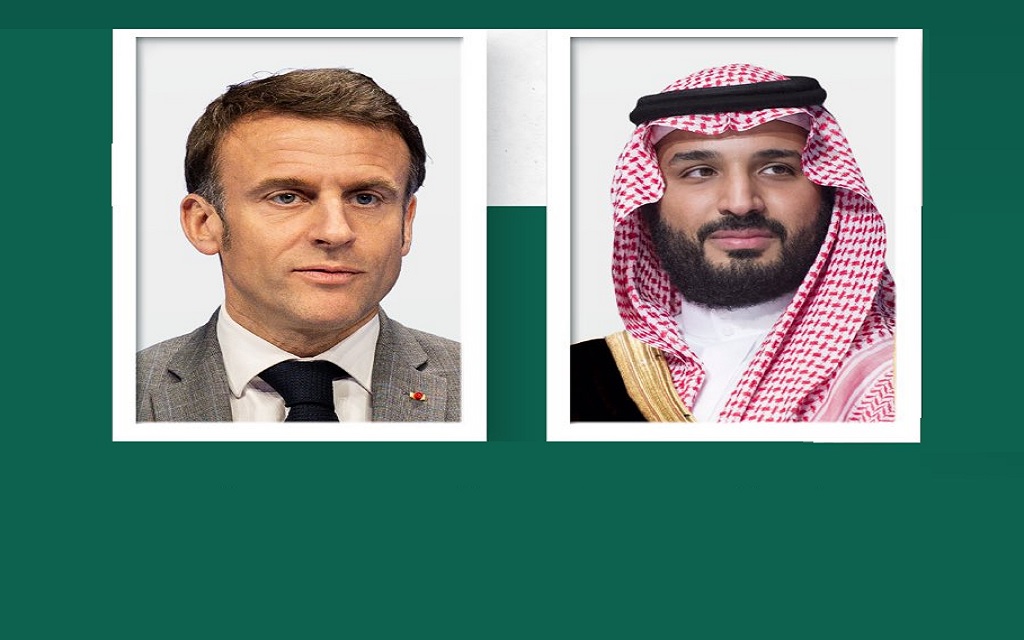 ولي العهد السعودي والرئيس الفرنسي