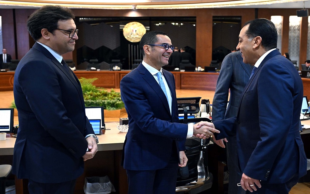 حسن الخطيب وزير الاستثمار والتجارة الخارجية المصري والدكتور مصطفى مدبولي رئيس مجلس الوزراء