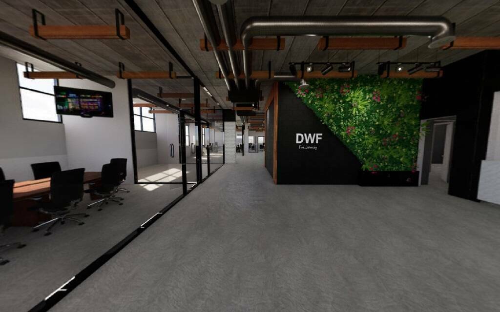 من داخل مقر شركة الأعمال التطويرية الغذائية