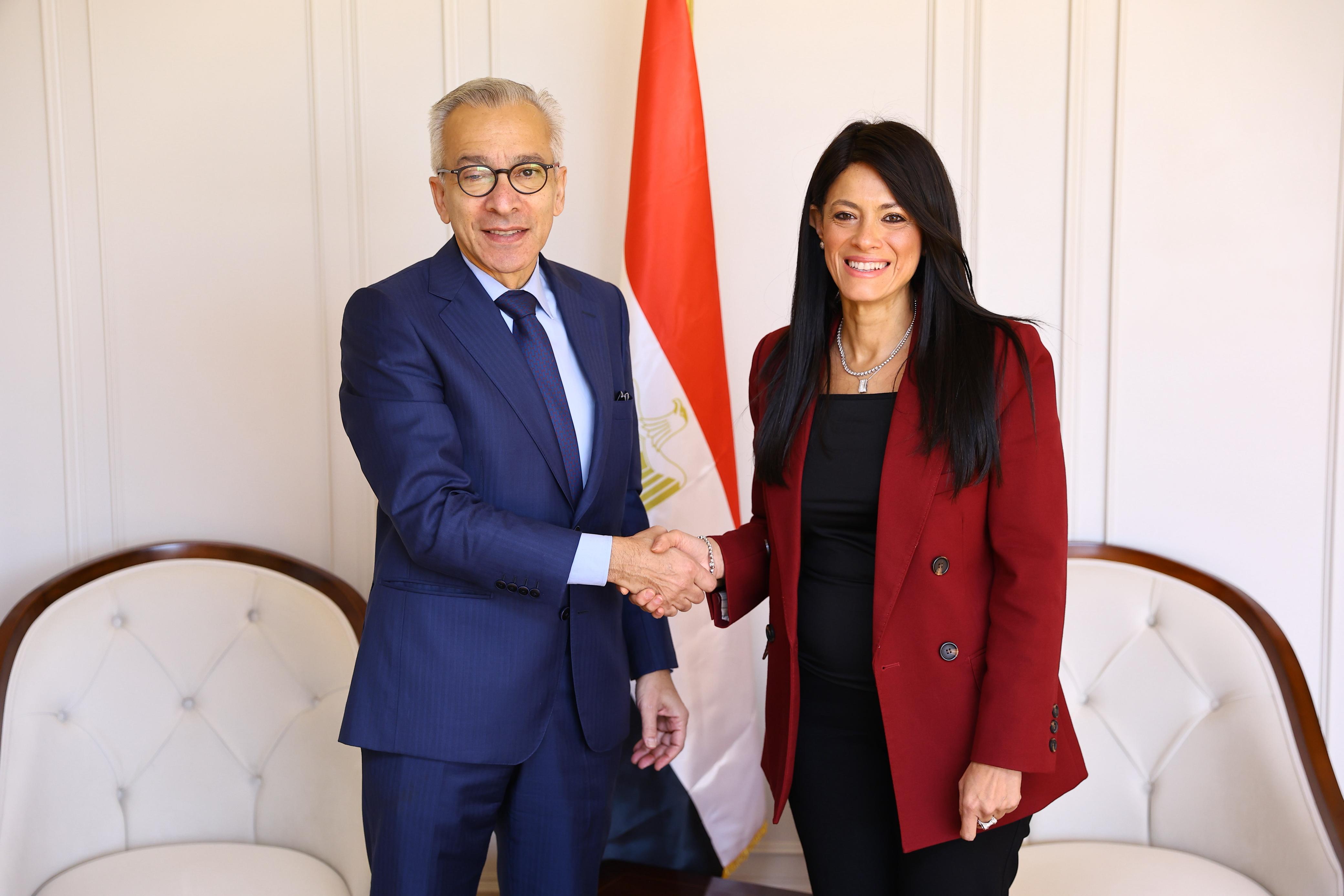 جانب من لقاء وزيرة التخطيط والتنمية الاقتصادية والتعاون الدولي بوزير الاقتصاد اللبناني